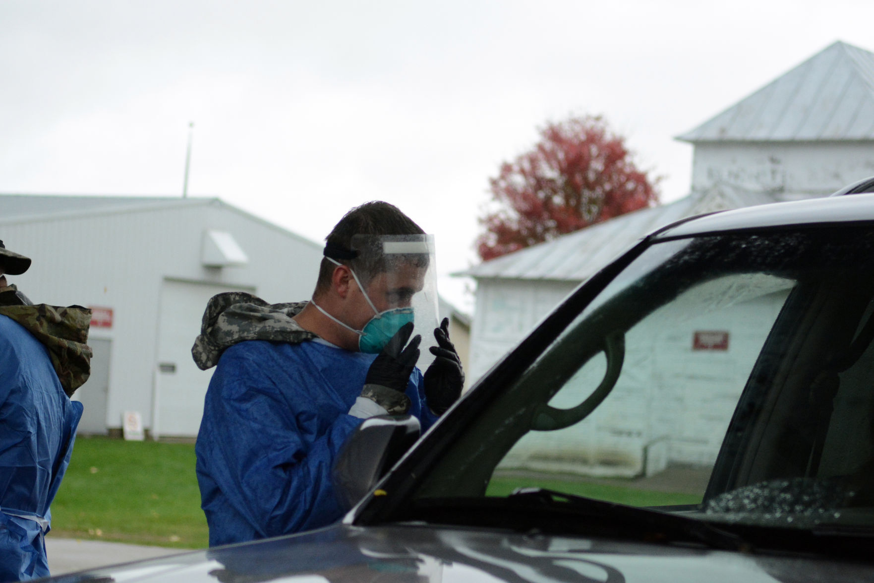 National Guard conducts COVID-19 testing in Baraboo, Oct. 12